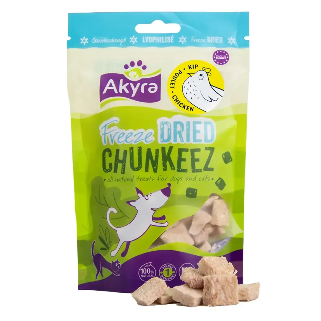 Akyra Freeze Dried Chunkeezz Kip