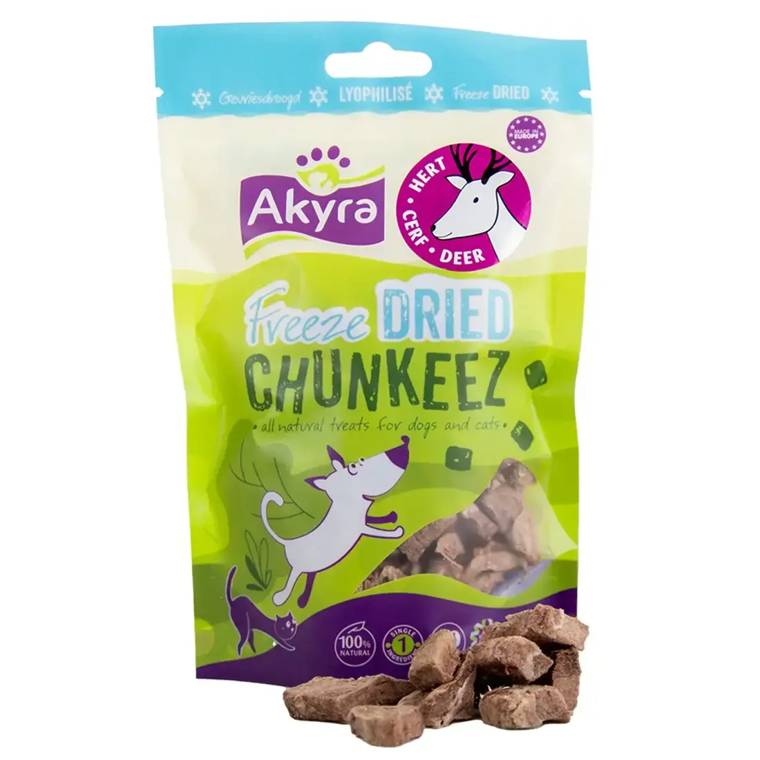Akyra Freeze Dried Chunkeezz Hert