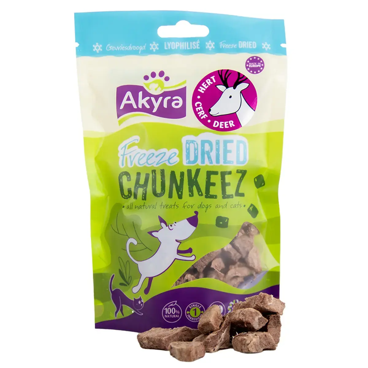 Akyra Freeze Dried Chunkeezz Hert