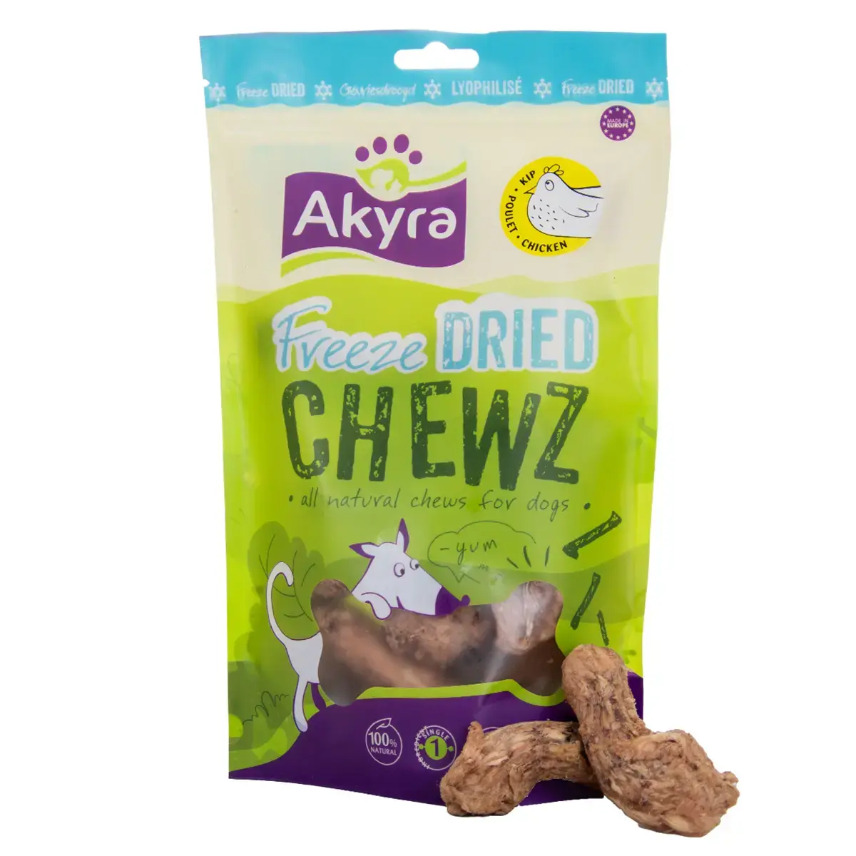 Akyra Freeze Dried Chewz Kippennekken