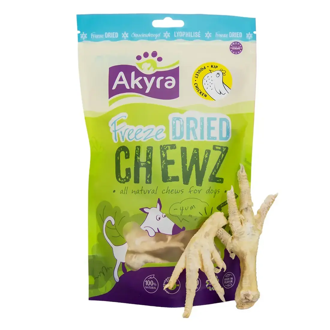 Akyra Freeze Dried Chewz Kippenpoten