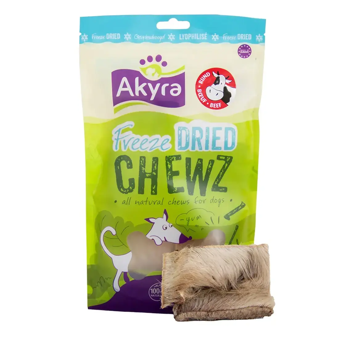 Akyra Freeze Dried Chewz Runderkophuid