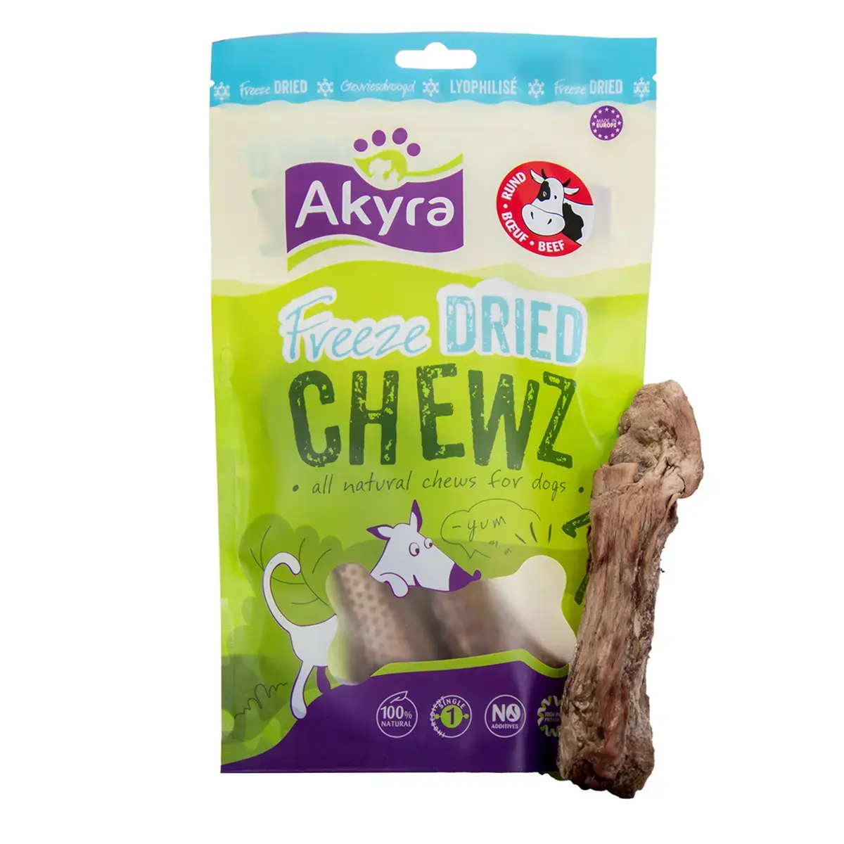 Akyra Freeze Dried Chewz Runderpees