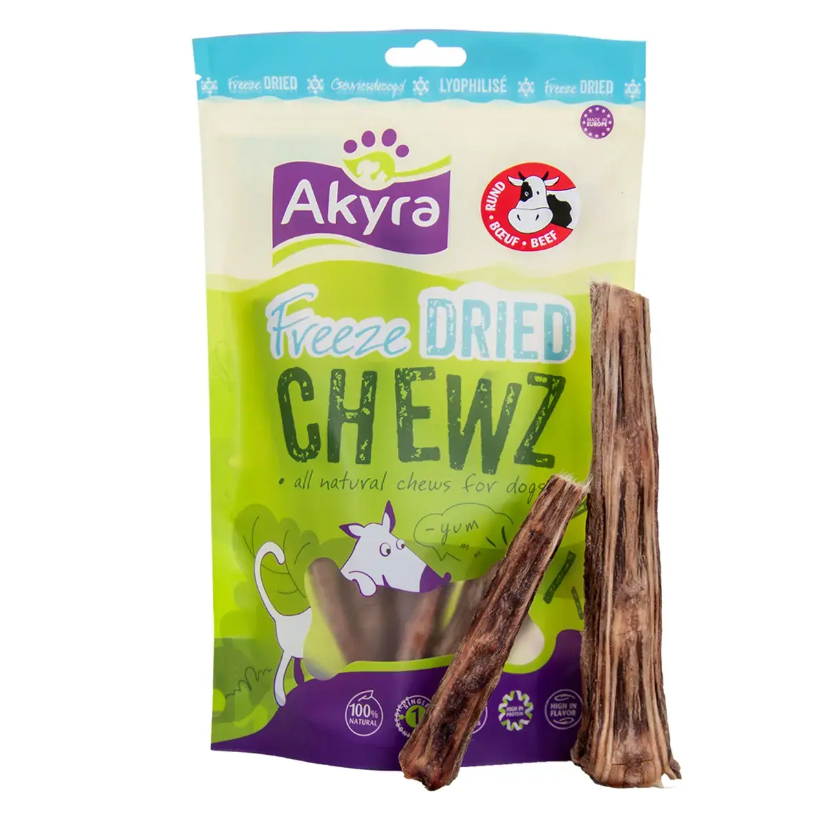 Akyra Freeze Dried Chewz Runderstaart