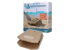 Coolpets Splash Water Fountain Beige
