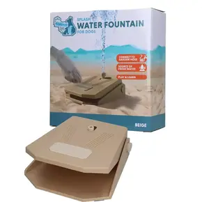 Coolpets Splash Water Fountain Beige