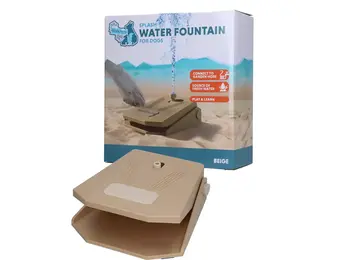 Coolpets Splash Water Fountain Beige