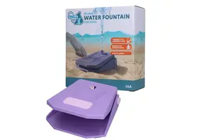 Coolpets Splash Water Fountain Lila