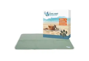 Coolpets Gel Cooling Mat Olijfgroen