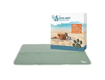 Coolpets Gel Cooling Mat Olijfgroen