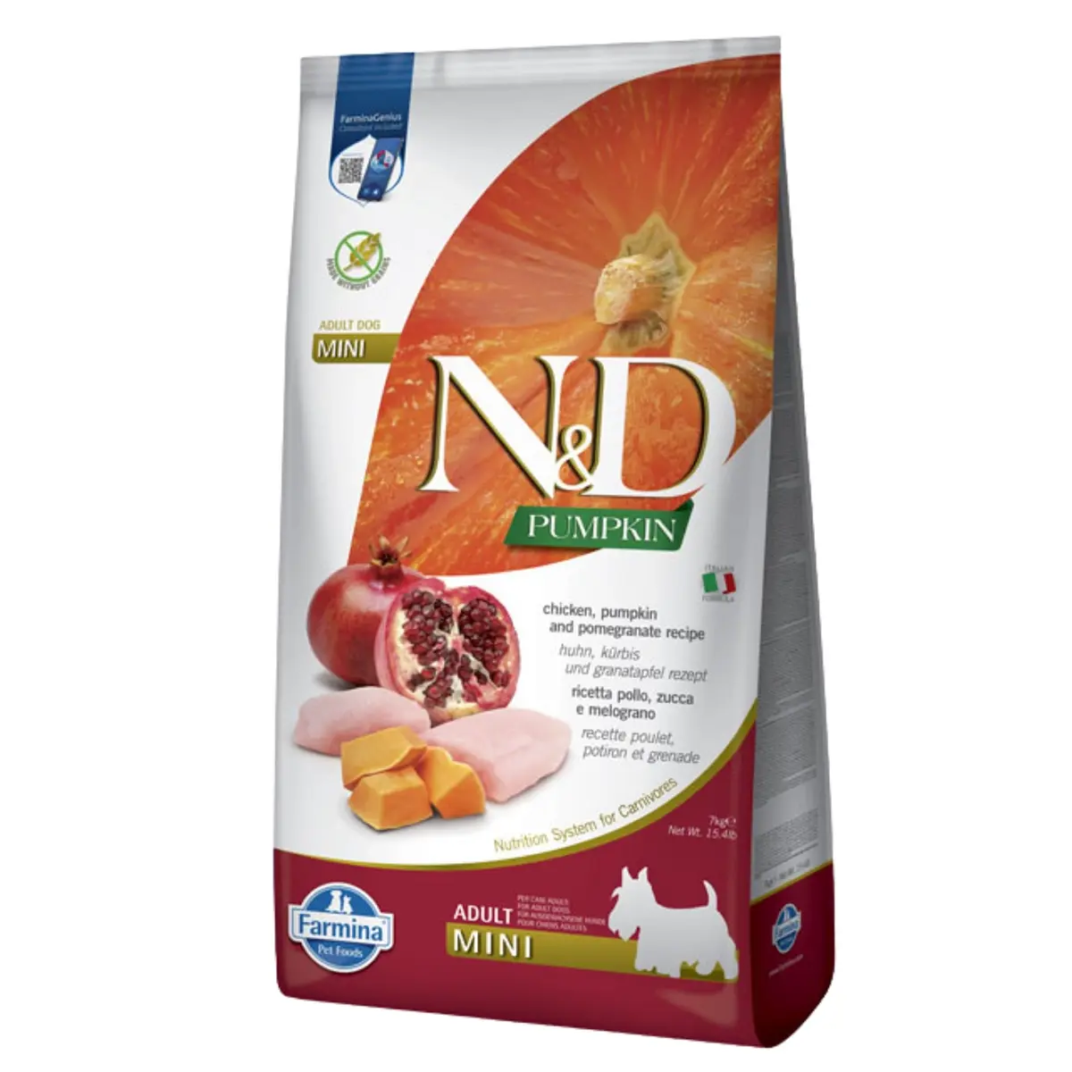 Farmina N&D Pumpkin Kip en Granaatappel Puppy Mini
