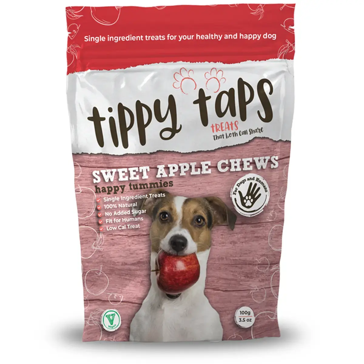 Tippy Taps Fruit Snack Rode Appel