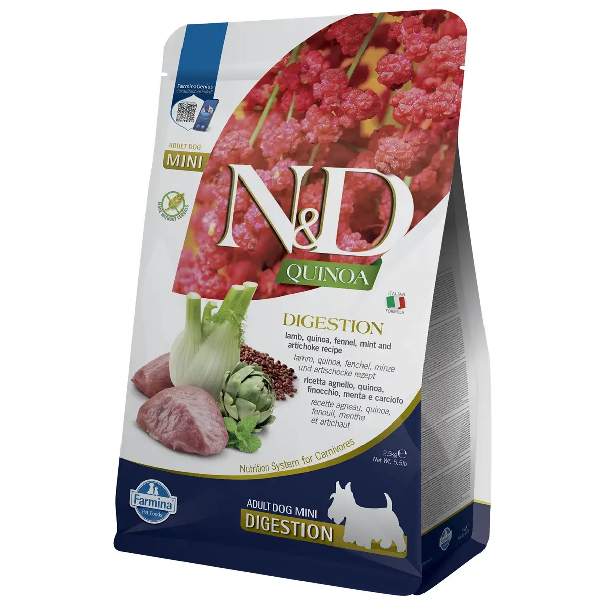 Farmina N&D Quinoa Skin & Coat Haring Adult Mini 2,5 kg