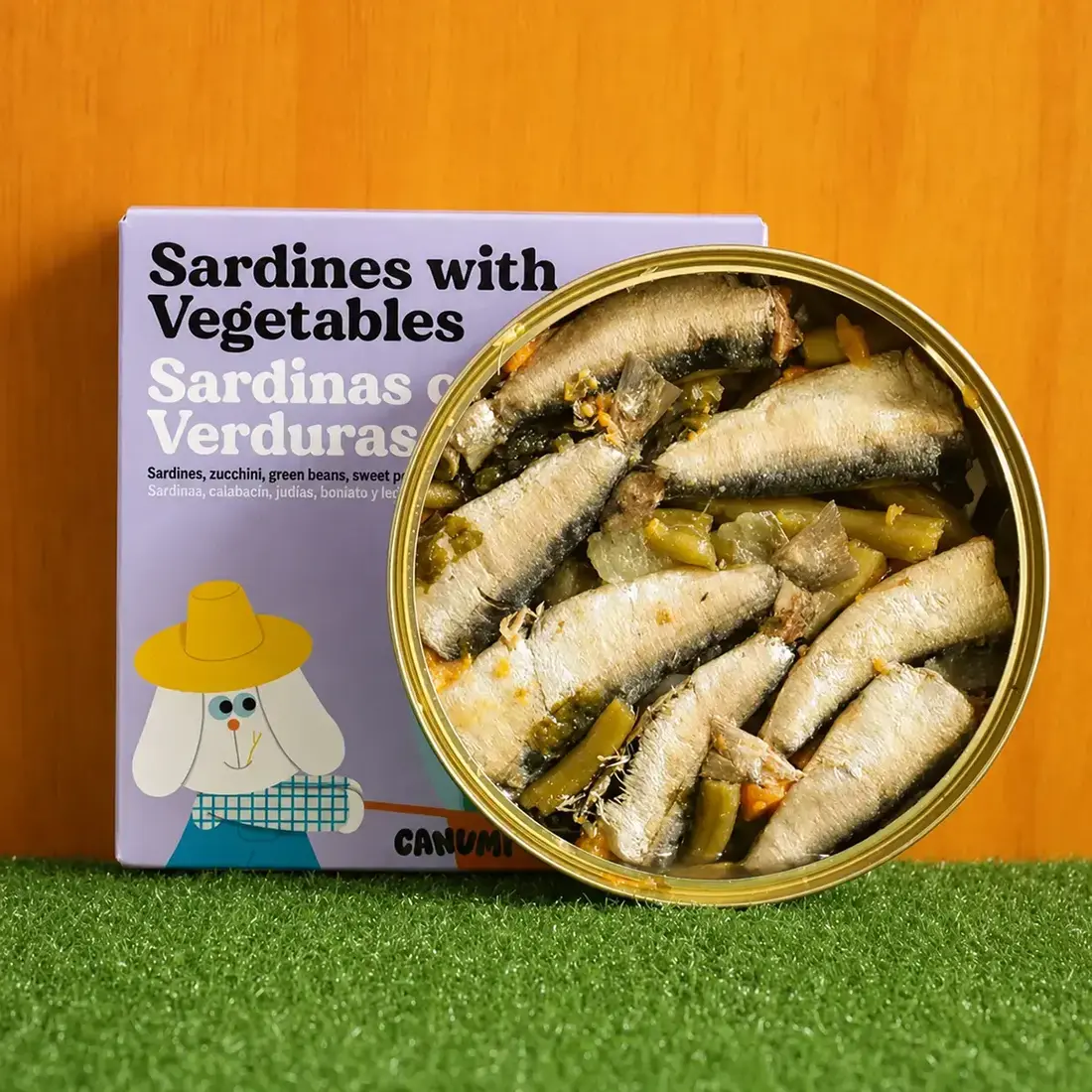 Canumi Sardines met Groenten