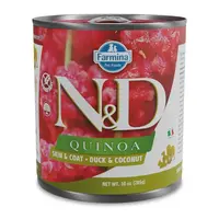 Farmina N&D Quinoa Skin & Coat Eend Adult Natvoer - 285 gram