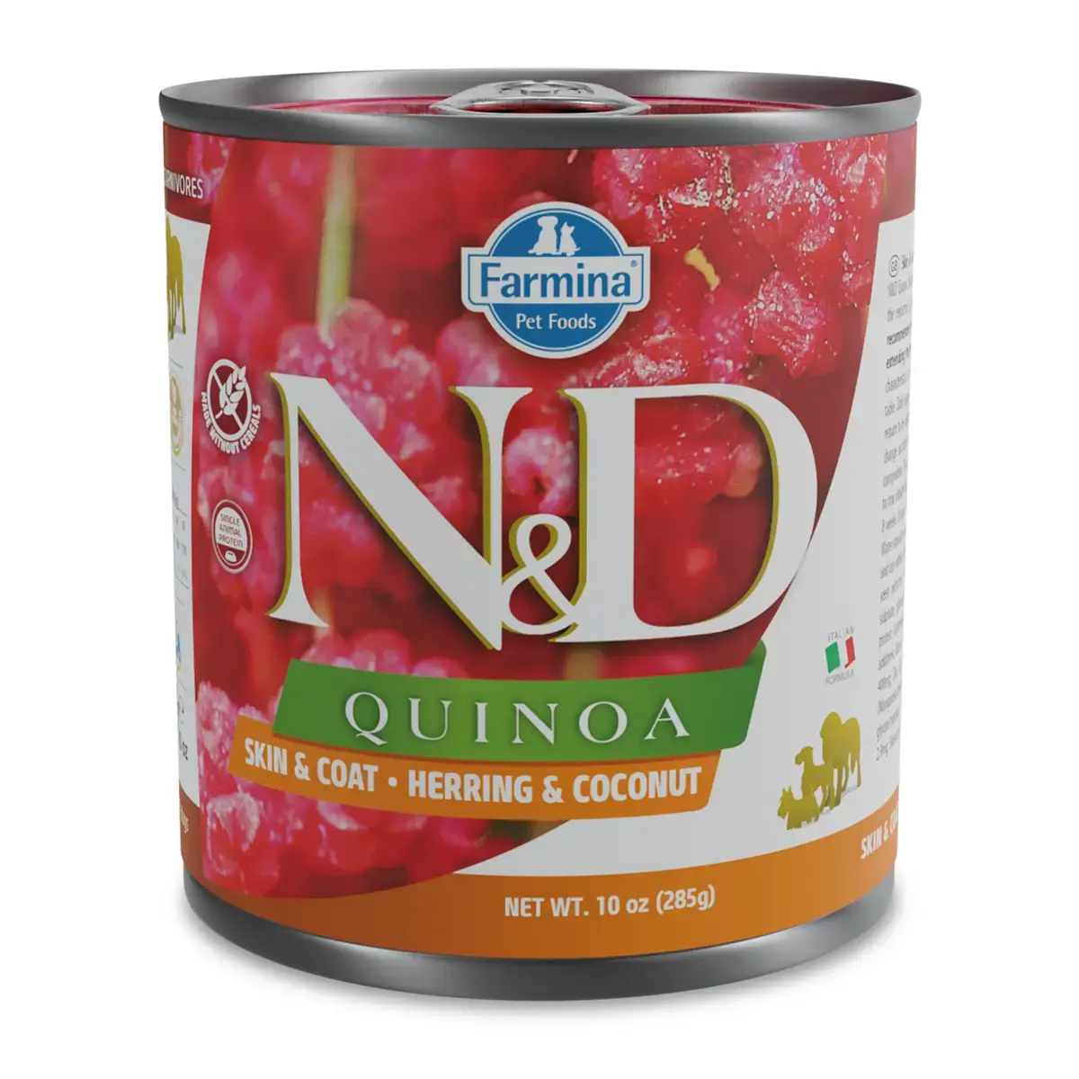 Farmina N&D Quinoa Skin & Coat Haring Adult Natvoer - 285 gram
