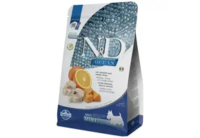 Farmina N&D Ocean Kabeljauw, Pompoen en Sinaasappel Adult Mini - 2,5 kg