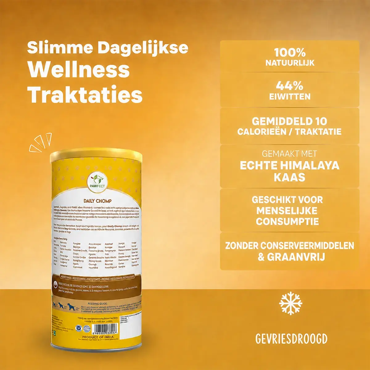 Pawfect Freeze Dried Hondensnack Dagelijkse Snack