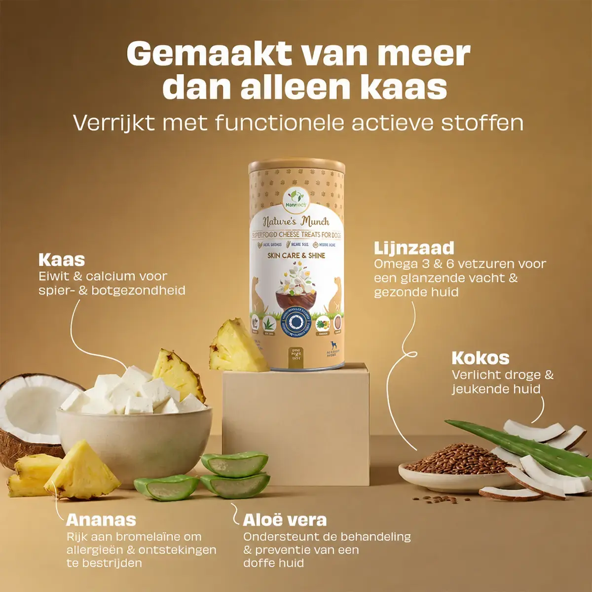 Pawfect Freeze Dried Hondensnack Huid en Vacht