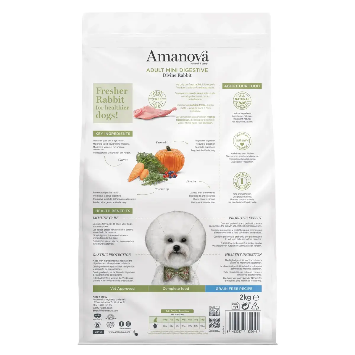 Amanova Adult Mini Digestive Divine Rabbit