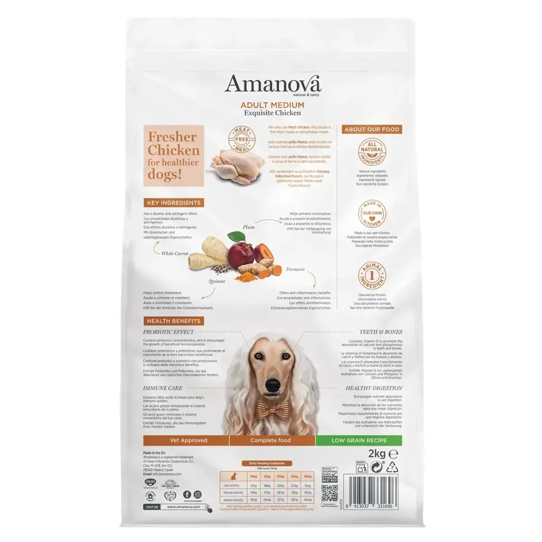 Amanova Adult Medium Exquisite Chicken