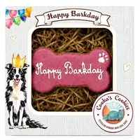 Cooka’s Cookies Happy Barkday Birthday Treat Roze