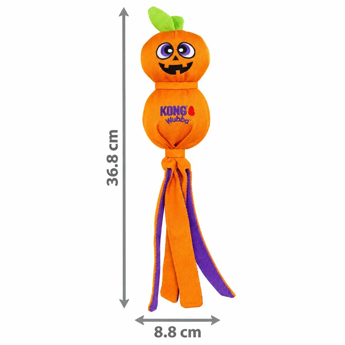 Kong Halloween Wubba Ballistic Jack-O Lantern Large