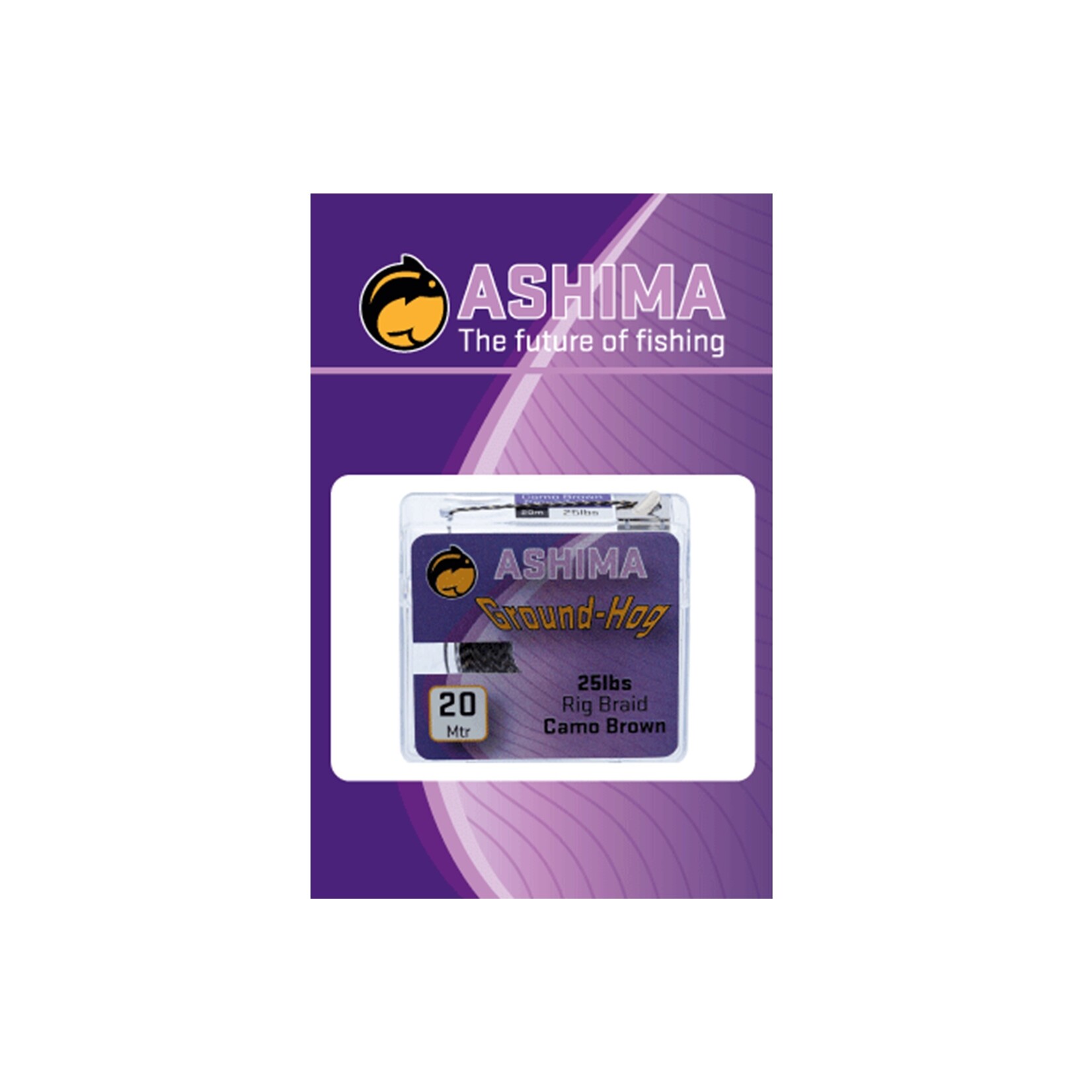 Ashima Ashima Groundhog Brown – Zinkend, soepel onderlijnmateriaal voor natuurlijke presentatie