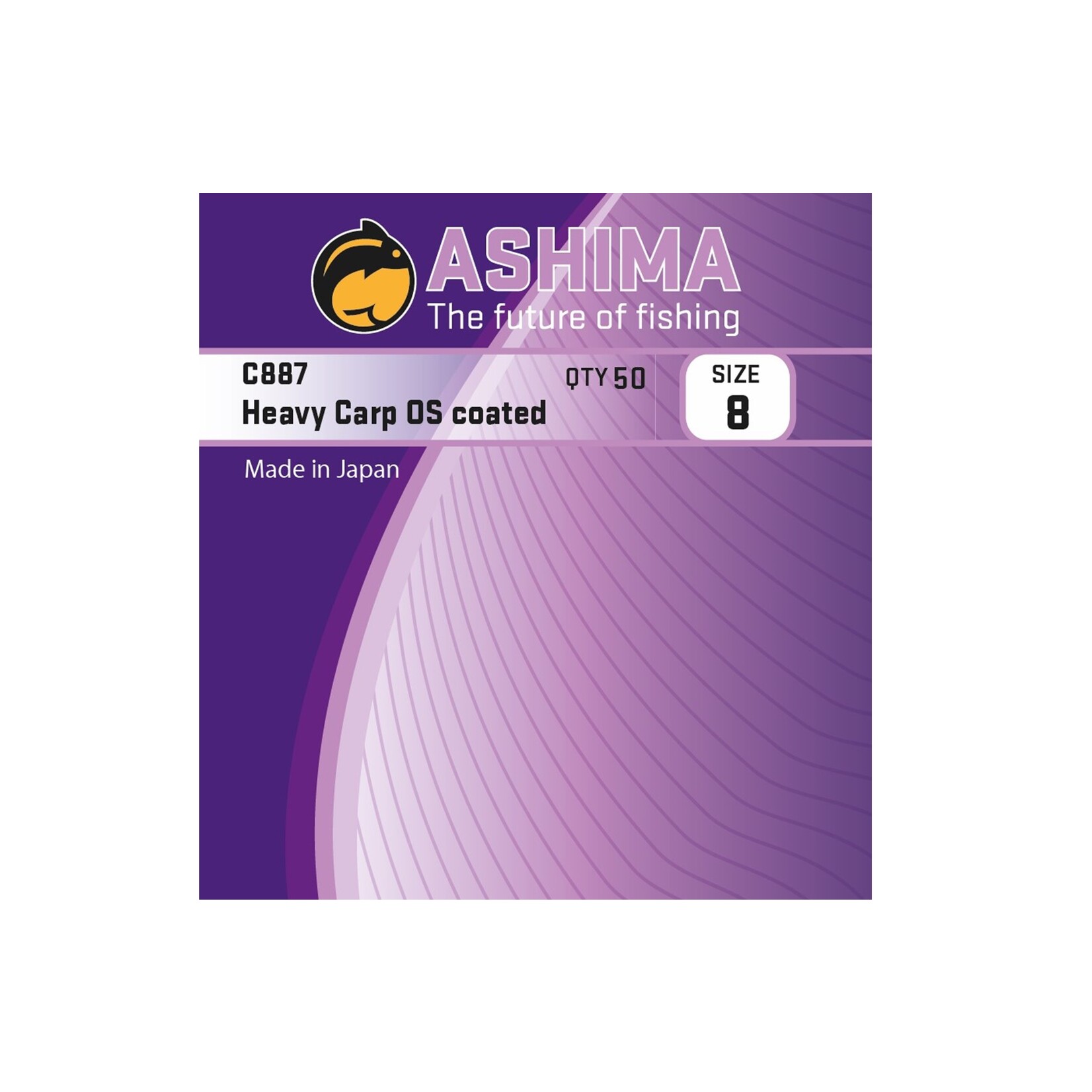 Ashima Ashima C887 Heavy Carp Bulk OS Coated Hook – Sterke haak voor grote karpers en zware omstandigheden