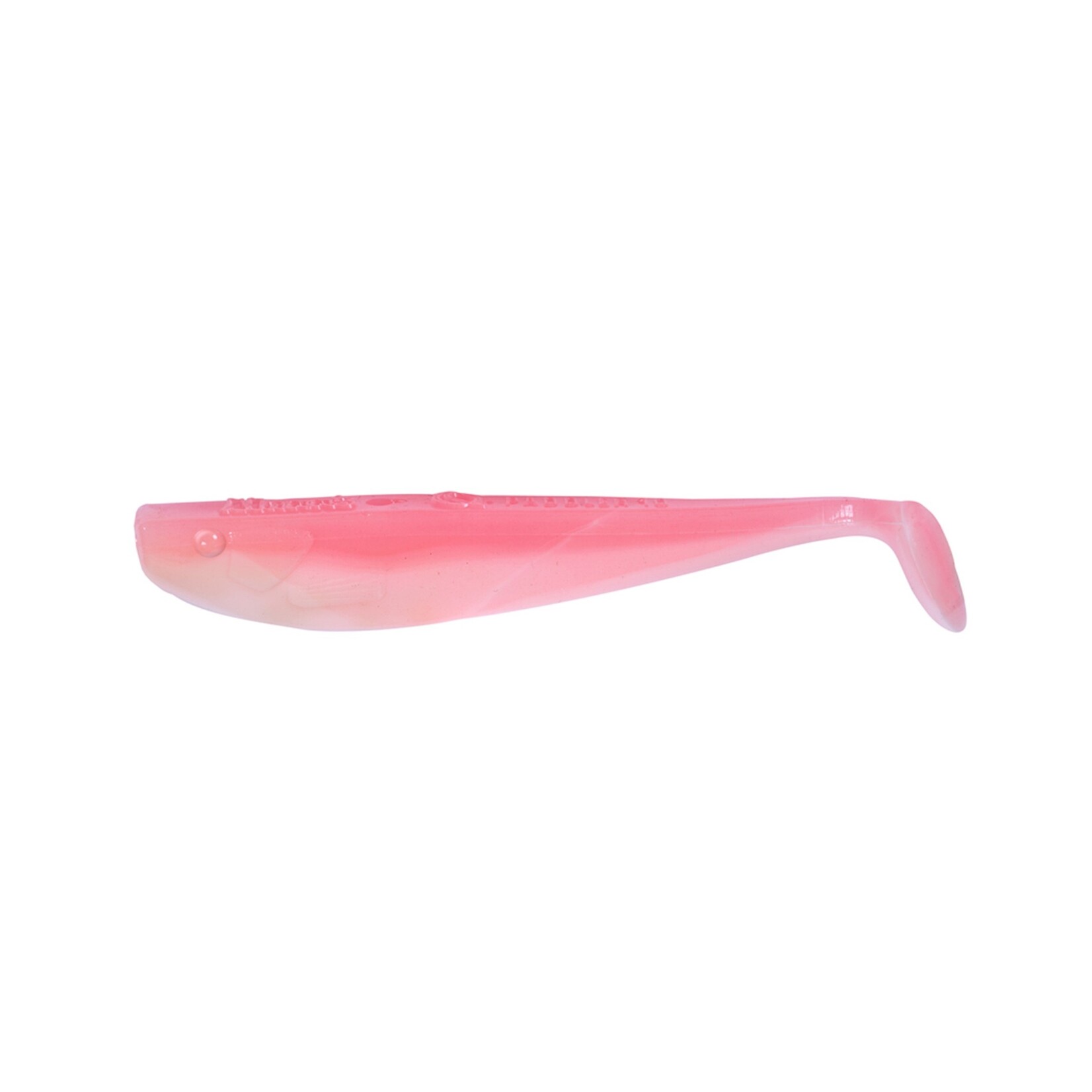 Quantum Quantum Q-Paddler – Softbait Shad in kleur Bubble Gum voor roofvis