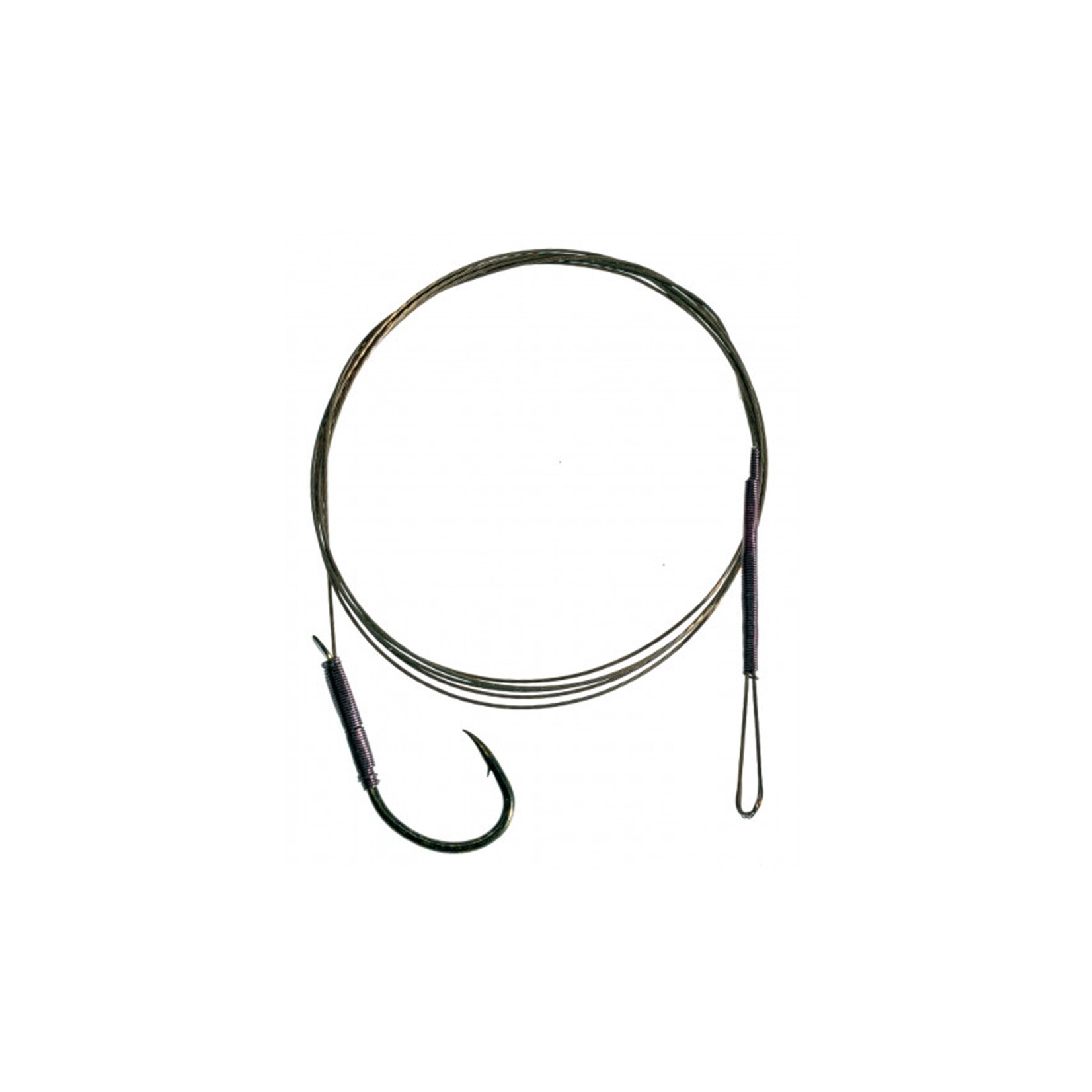 Suxxes Stalen onderlijn 1x7 – 35cm met enkele haak voor roofvis