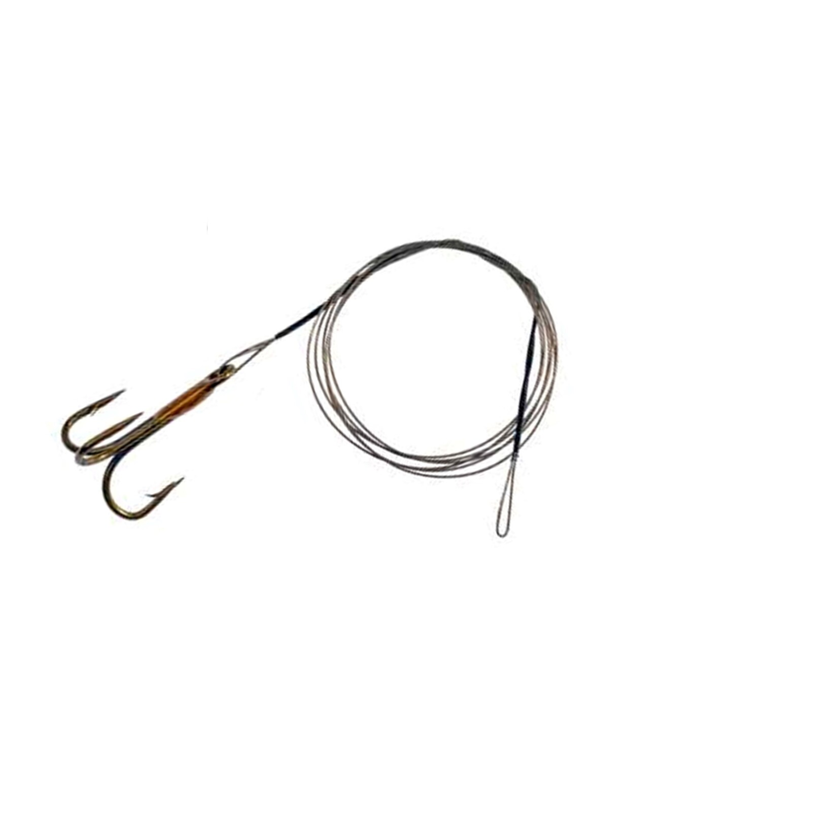 Suxxes Stalen onderlijn 1x7 – 50cm met snoekbaars dreg voor roofvis