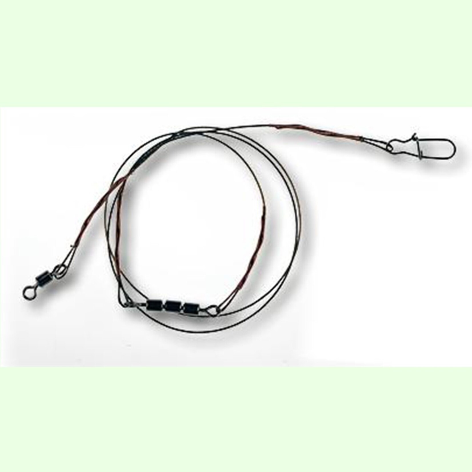 Suxxes   7x7 Staaldraad met Antitwist Swivel en Snap 40cm – Betrouwbare Onderlijn tegen Lijnkinken