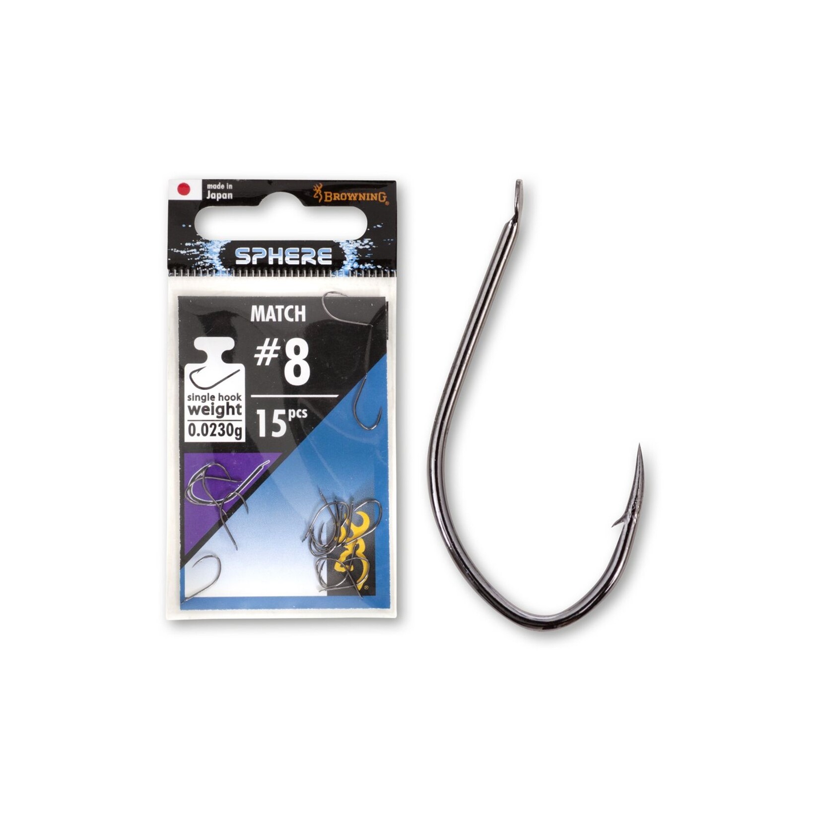 Browning Browning Sphere Match Hook – Superlichte en vlijmscherpe haak voor witvis en feeder