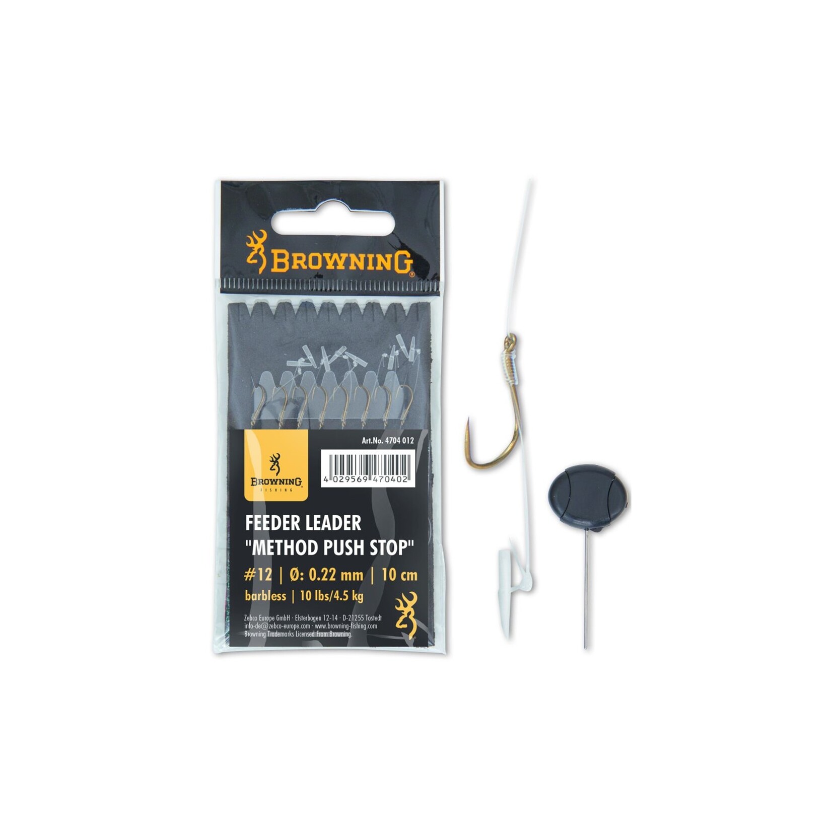 Browning Browning Feeder Leader Method Push Stop - Hoogwaardige kwaliteit voor de veeleisende visser