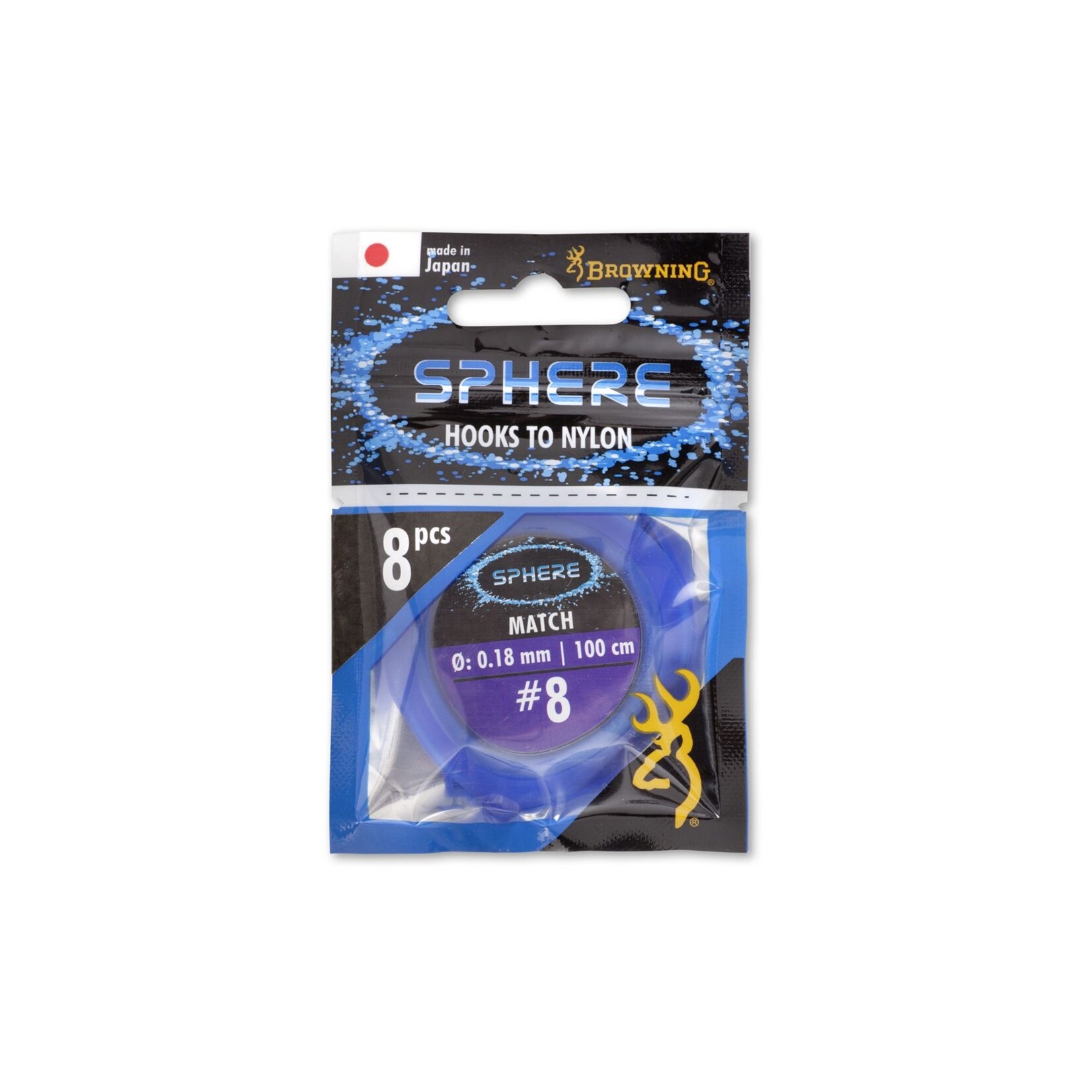 Browning Browning Sphere Match Onderlijnen – Perfect geknoopte onderlijnen voor fijn en precies vissen