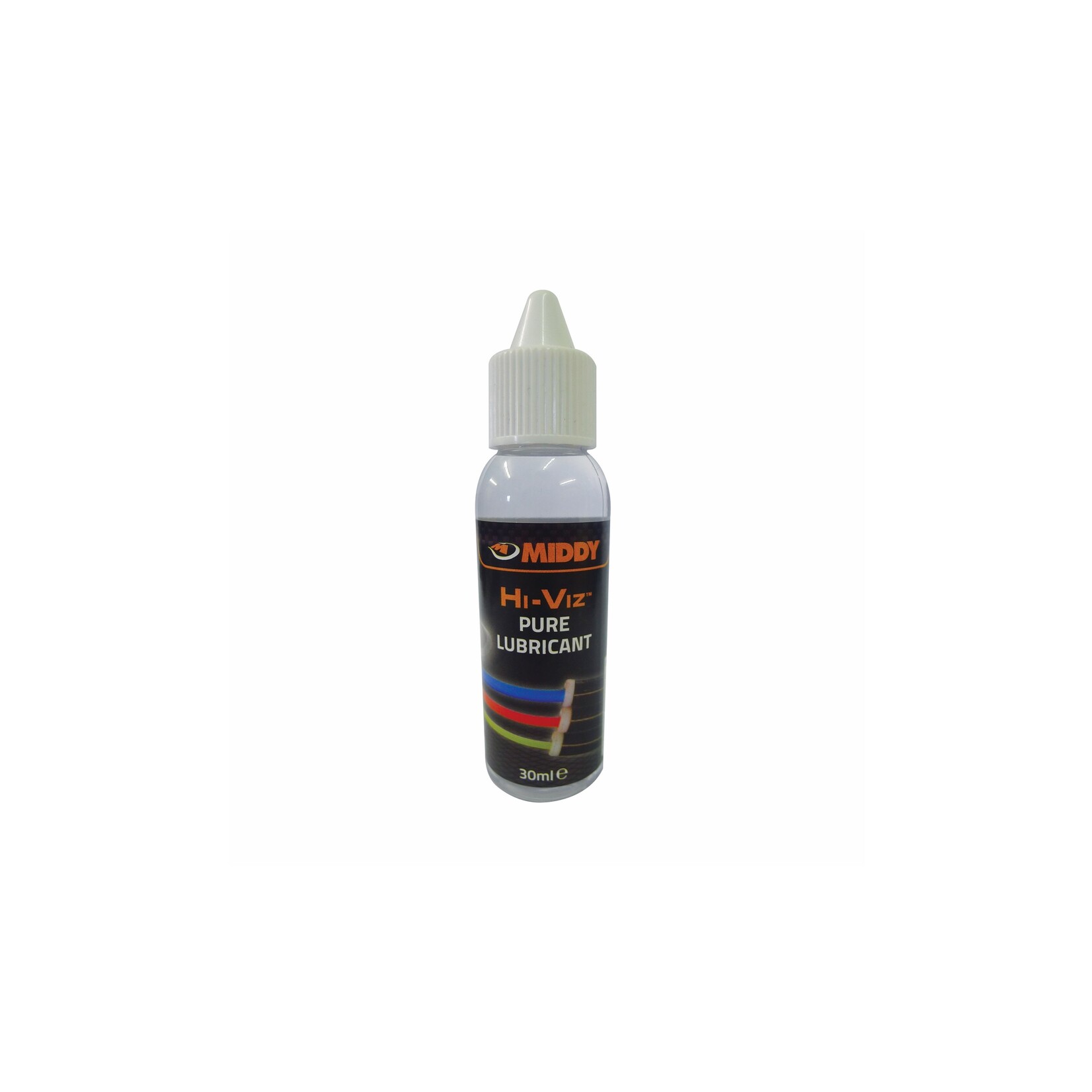 Middy Middy Hi-Viz Pure smeermiddel – 30ml fles voor hengel-elastiek