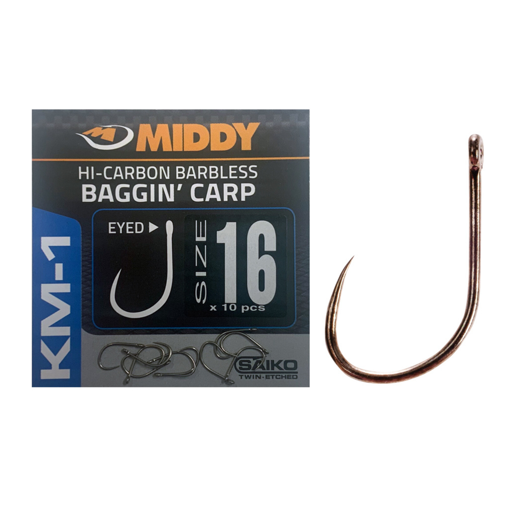Middy MIDDY KM-1 Baggin' Carp Eyed Hooks