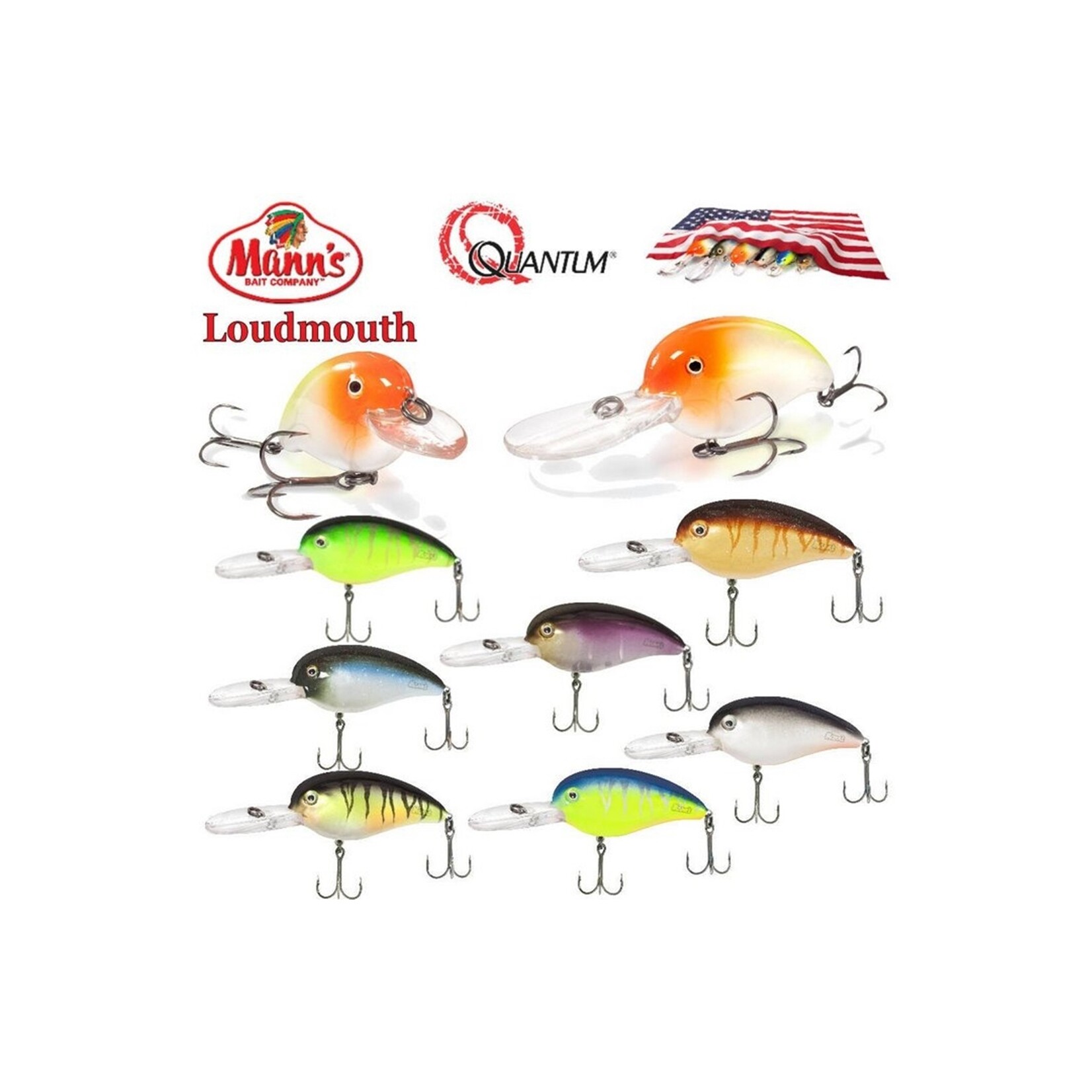 Quantum Quantum Loudmouth II Crankbait – Extra luidruchtige plug voor snoek en snoekbaars