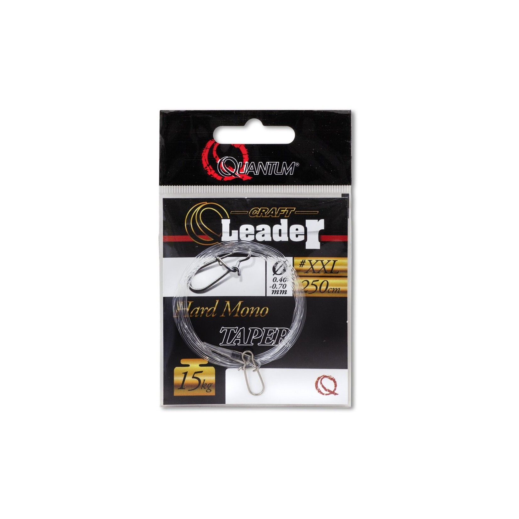 Quantum Quantum Q-Leader Hard Mono Taper Leader – Sterke en onopvallende taper leader voor roofvis
