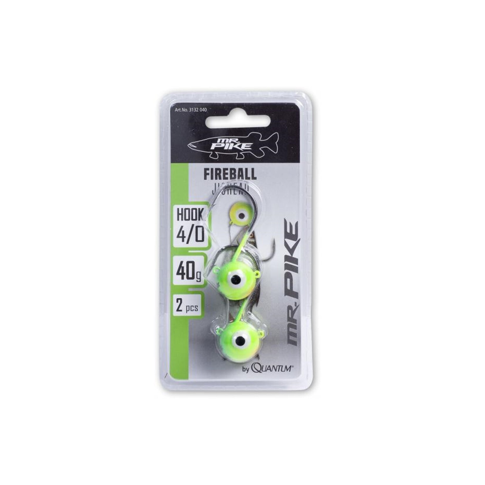 Mr Pike Mr. Pike Fire-Ball Jighead – Krachtige jigkop voor doodaas en roofvis