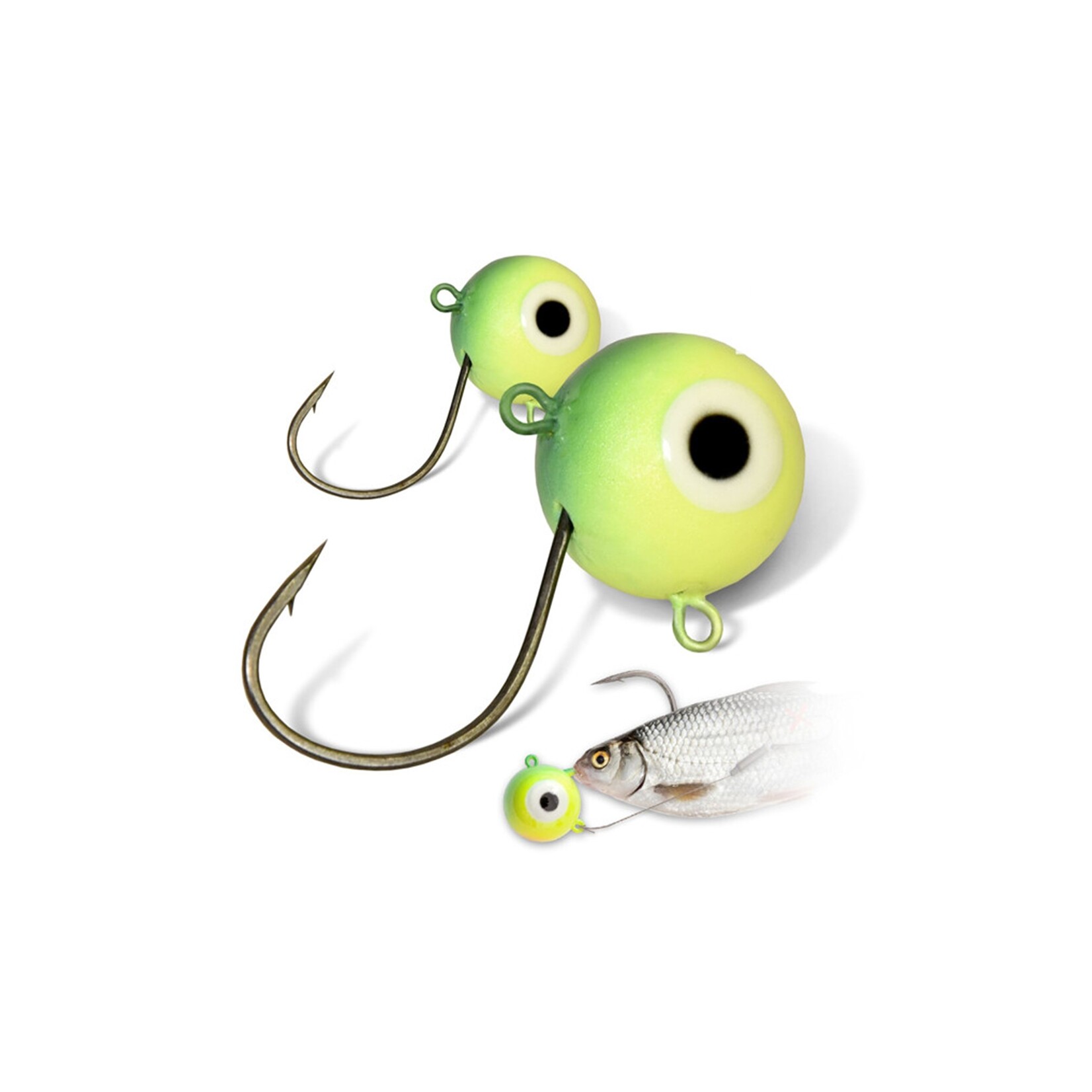 Mr Pike Mr. Pike Fire-Ball Jighead – Krachtige jigkop voor doodaas en roofvis