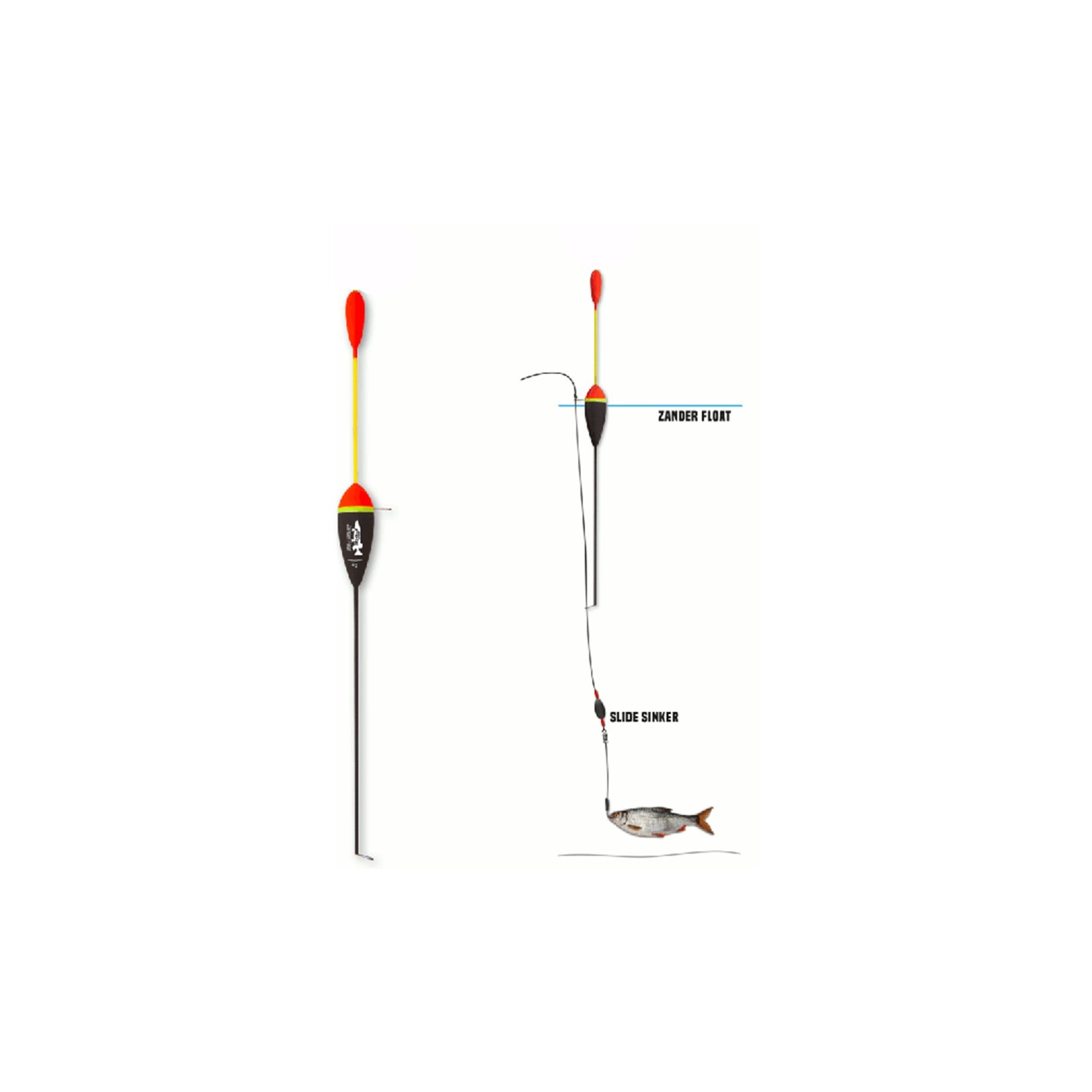 Mr Pike Mr. Pike Zander Dobber – Gevoelige dobber speciaal voor snoekbaars