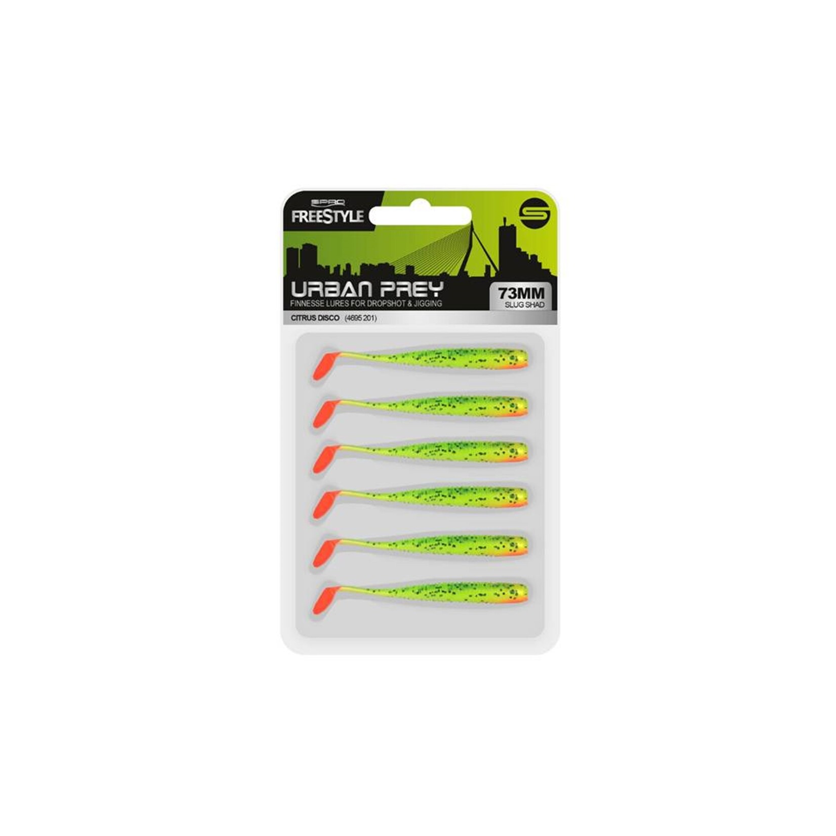 Freestyle Lange titel FreeStyle Urban Prey Micro Slug – Finesse Softbait voor Streetfishing