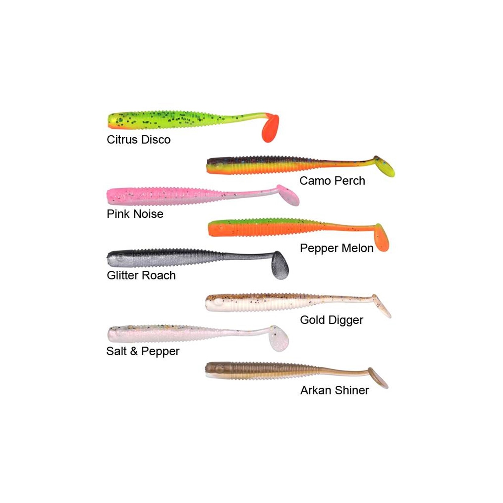 Freestyle FreeStyle Urban Prey Micro Slug – 37mm Finesse Softbait voor Streetfishing