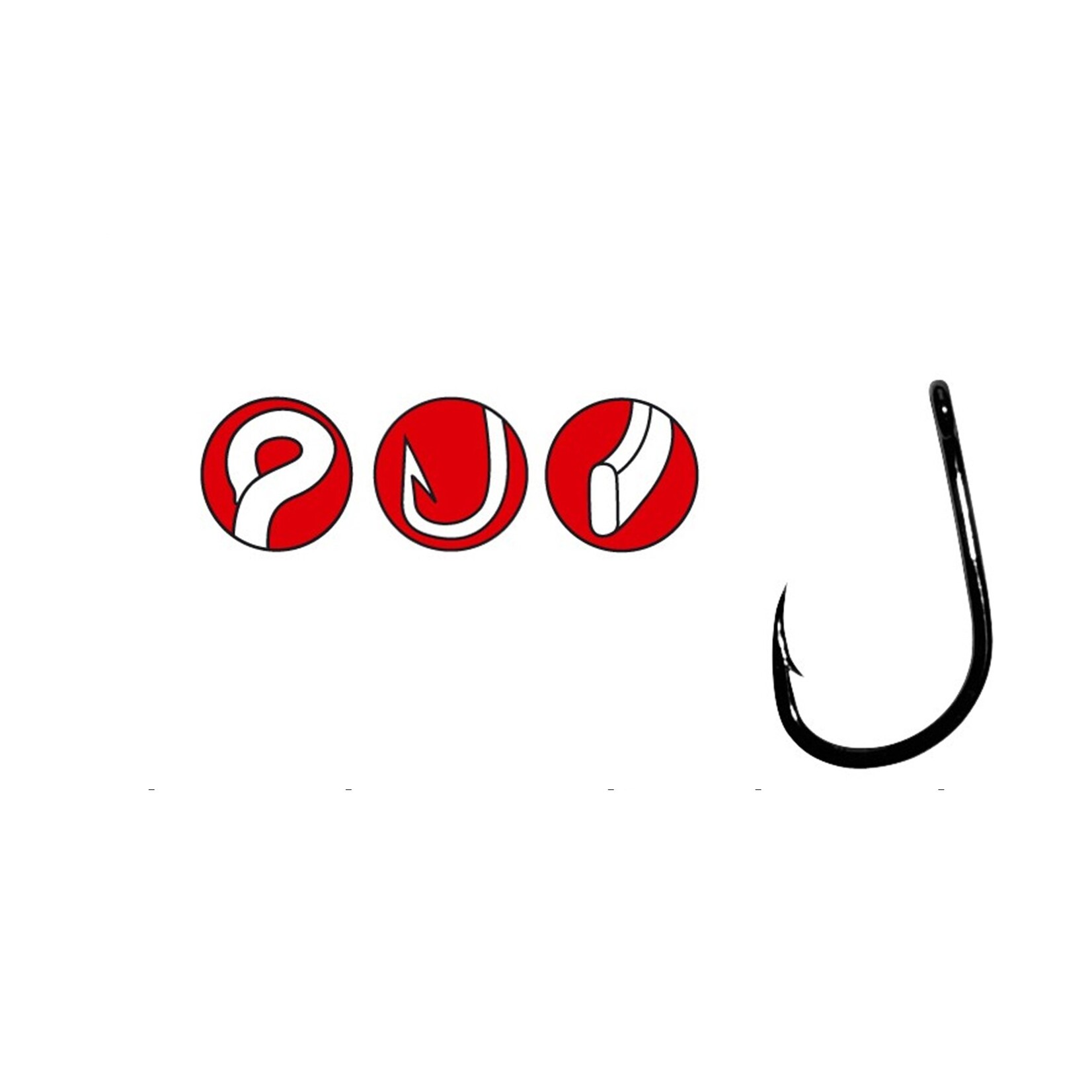 Gamakatsu Gamakatsu G1-106 Micro Stopper Hair Rig kant-en-klare onderlijn met hair en stopper