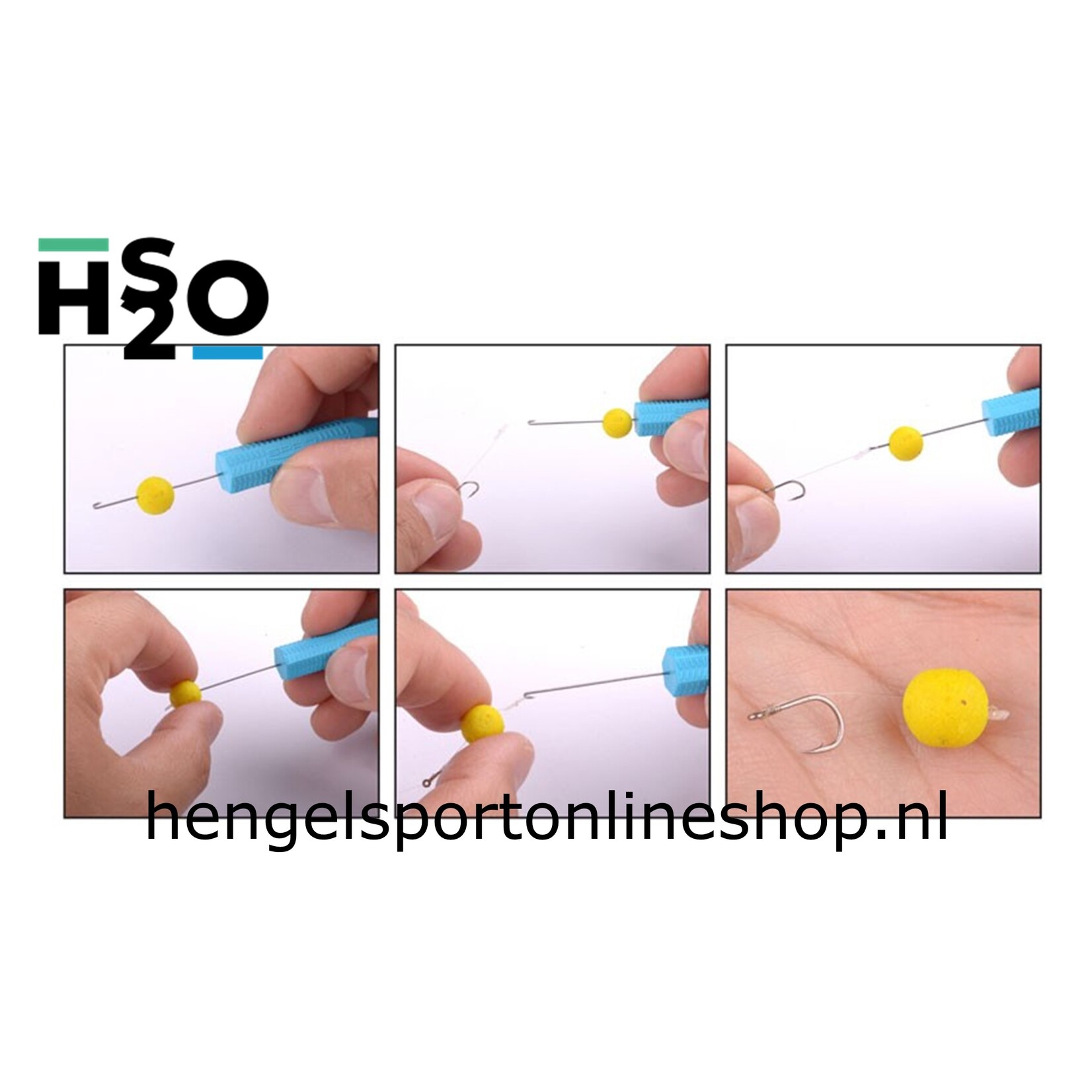 Gamakatsu Gamakatsu G1-106 Micro Stopper Hair Rig kant-en-klare onderlijn met hair en stopper