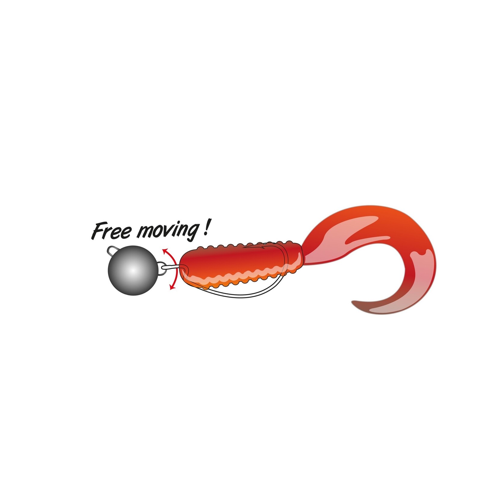 Gamakatsu Gamakatsu Worm 330 Bottom Jigging Hook – sterke offsethaak voor softbaits en bodemvisserij