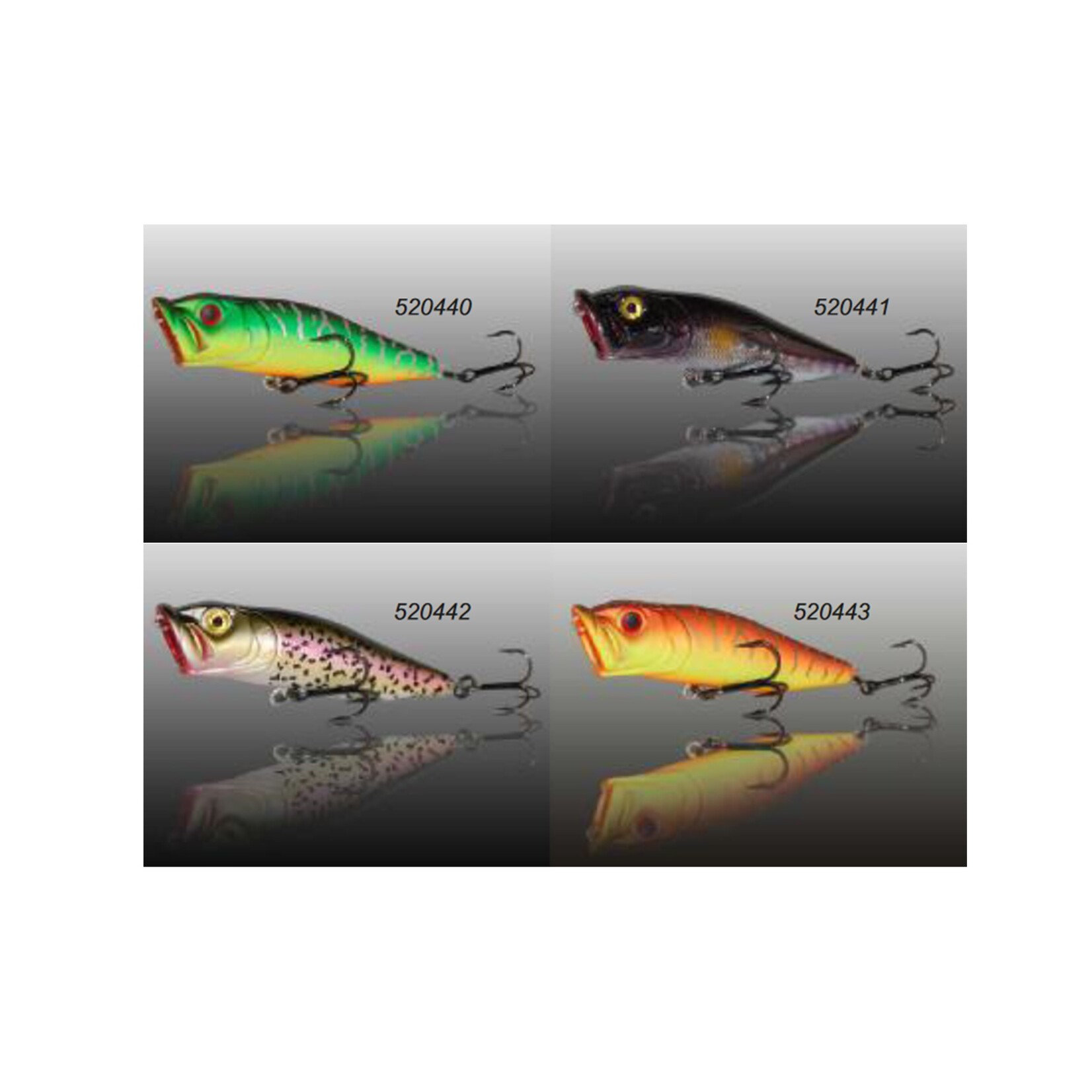 Gecko Gecko Popper 60 – Topwater Popper 6 cm · 9 g · Drijvend