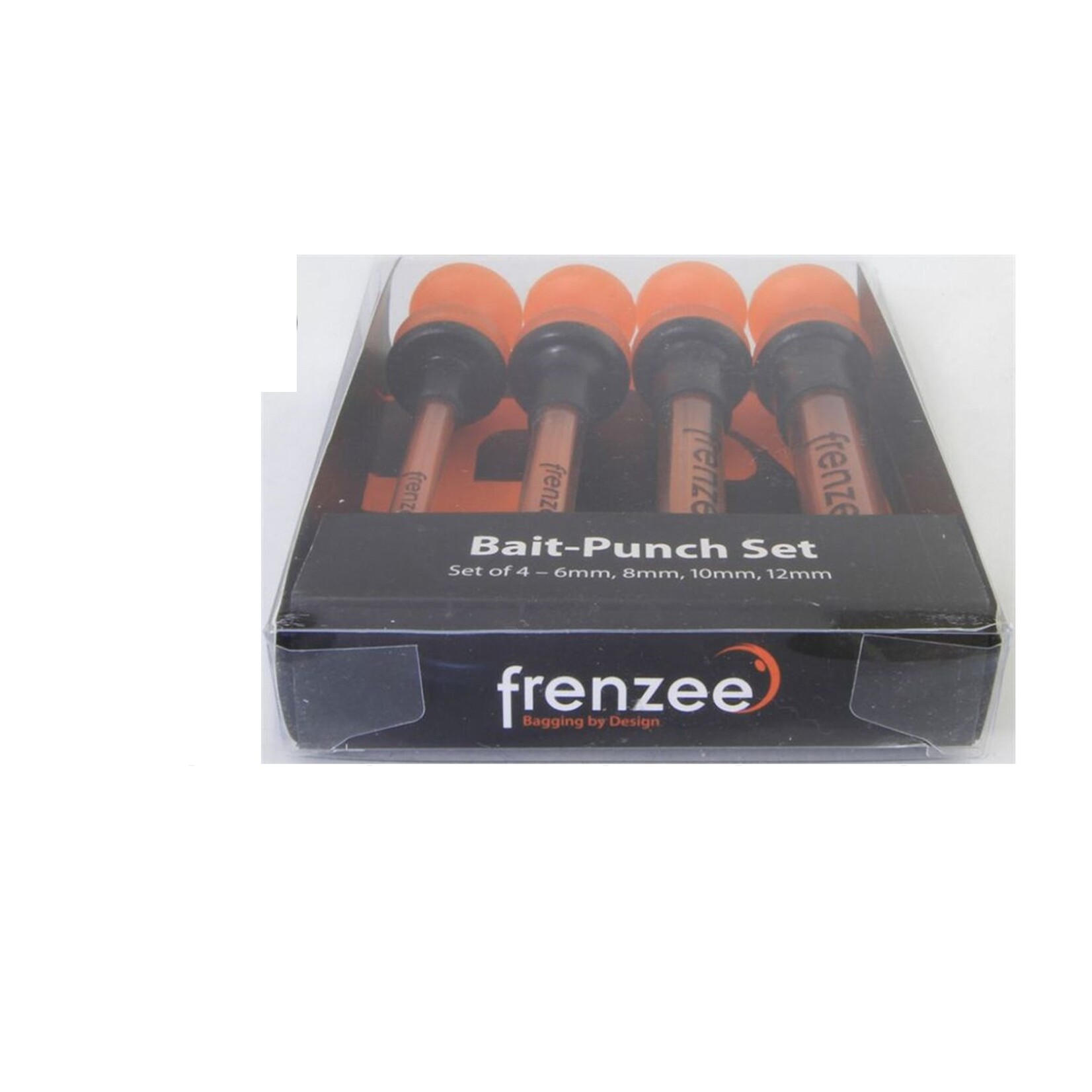 Frenzee Frenzee Bait-Punch Set – set van 4 maten (6mm, 8mm, 10mm en 12mm) voor perfect aas-materiaal